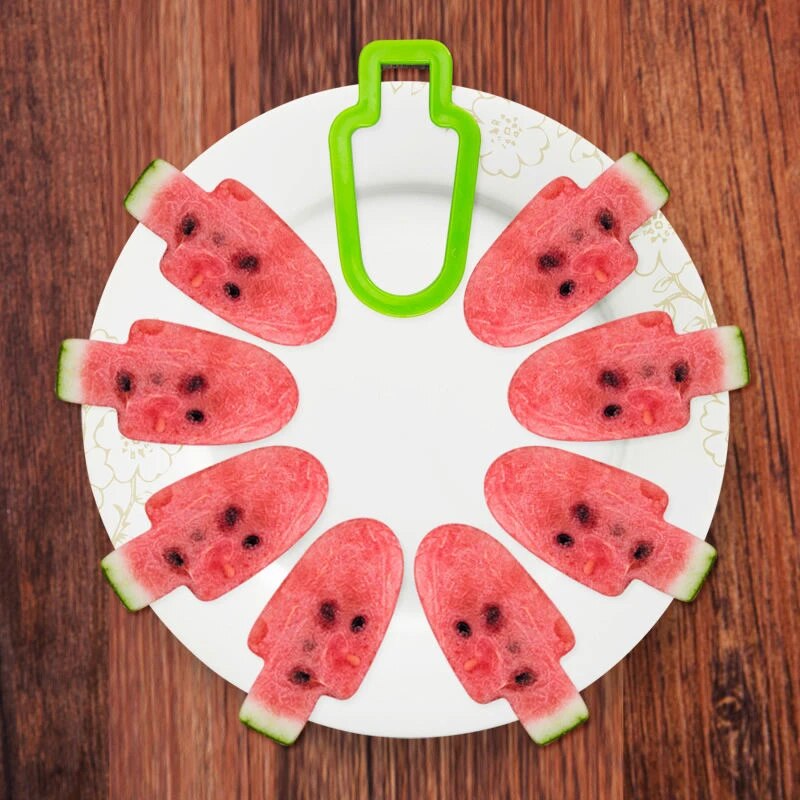 (🔥Last Day Promotion- SAVE 48% OFF)Watermelon Popsicle Cutter Mold--buy 3 get 2 free & free shipping（5pcs）