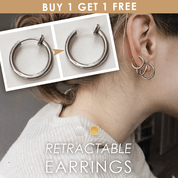 Women's Day Promotion-Save 50% OFF-Retractable Earrings