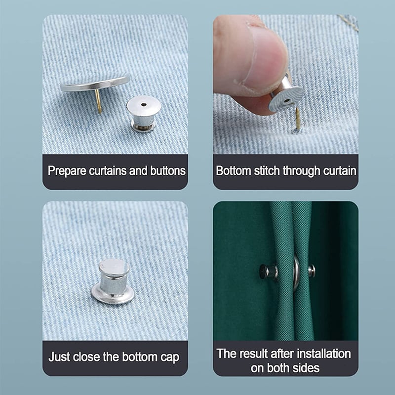 (HOT SALE NOW-70% OFF)Magnetic Curtain Clip(4 PCS/PACK )  & BUY MORE SAVE MORE