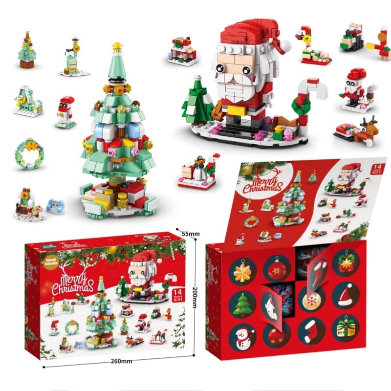 TikTok Last Day Promotion -70% OFF🎉Advent Calendar 2024 Christmas Building Toy Set for Kids