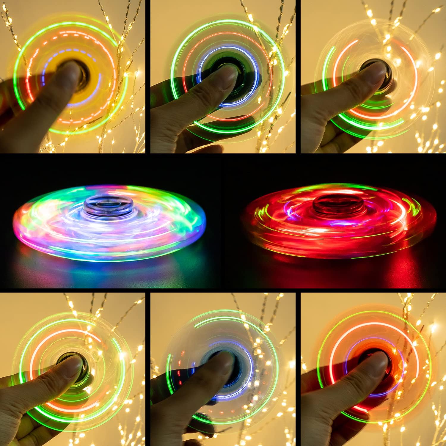 Led Light Fidget Spinners | Best Gift for Children