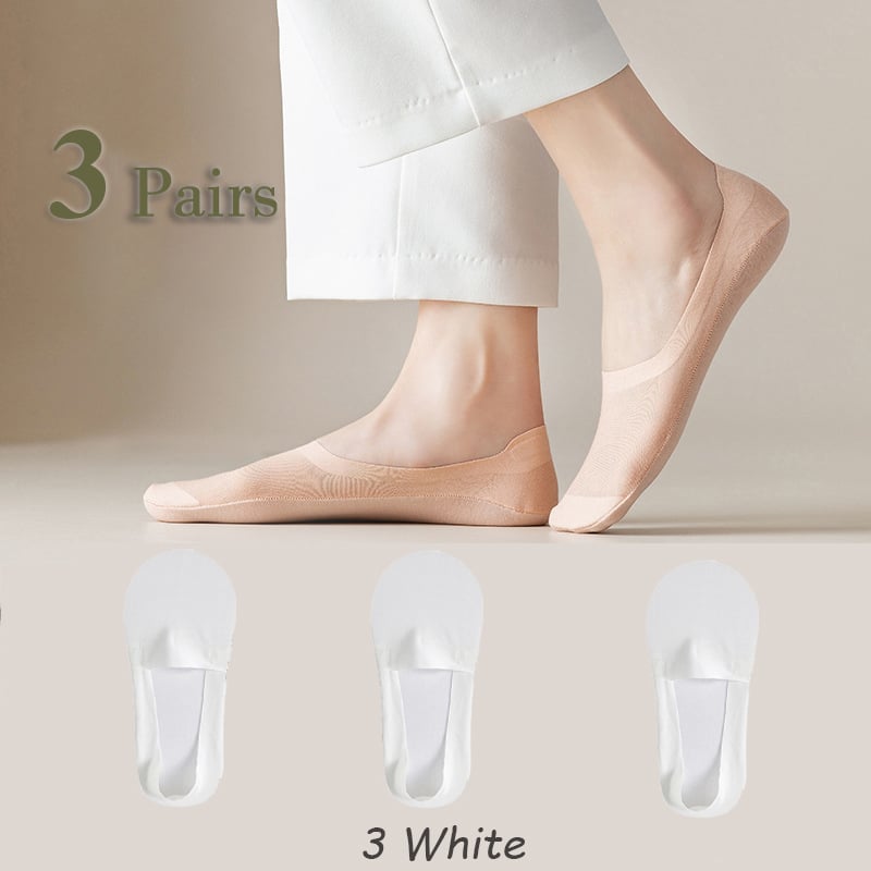 🔥BUY 3 SAVE 49%🔥Invisible Non-slip Ice Silk Socks & Never Fall Off