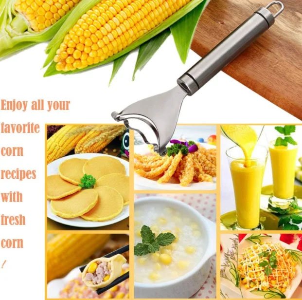 (Last Day Promotion - 48% OFF) Premium Stainless Steel Corn Peeler, Buy 3 Get 2 Free & Free Shipping🔥