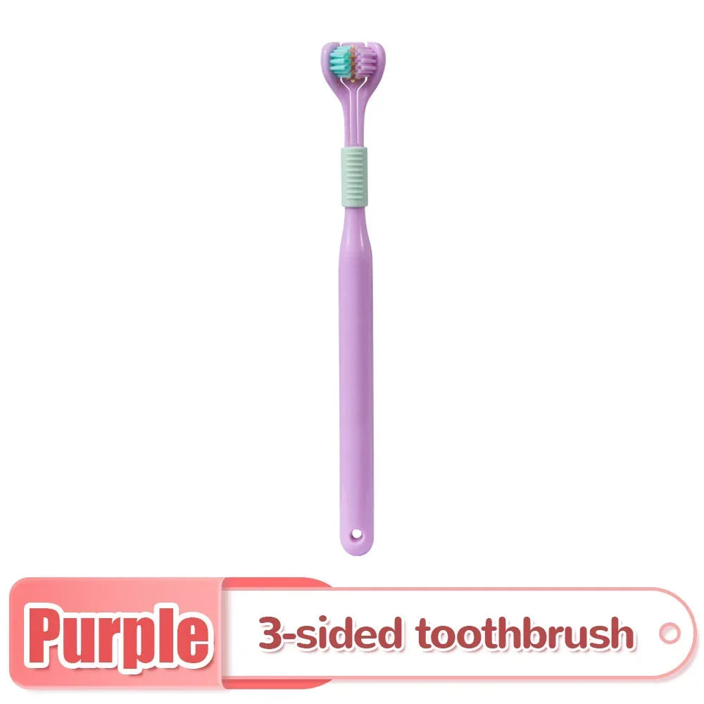 💥LAST DAY SALE 40% OFF💥3D Stereo Three-Sided Toothbrush