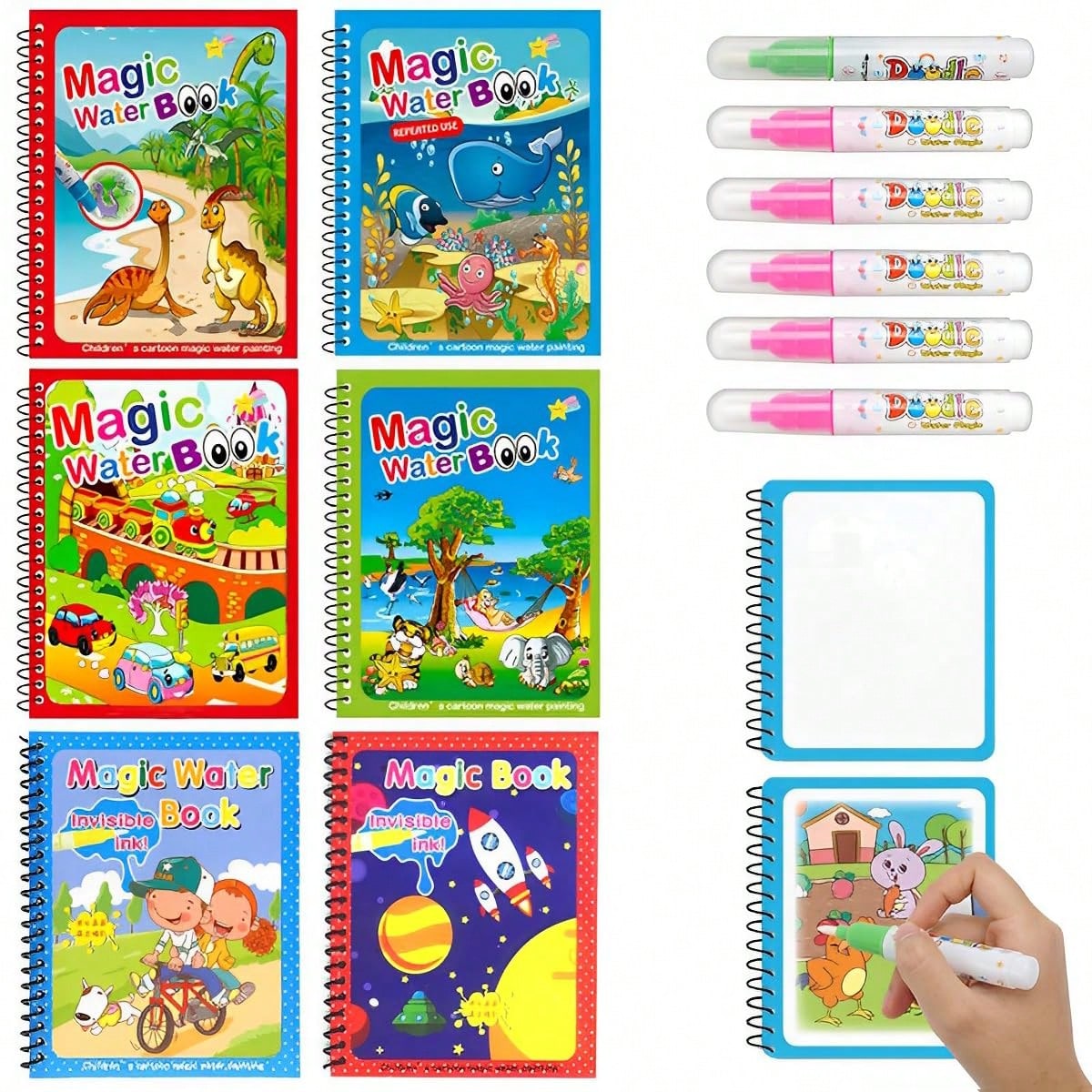 🌲EARLY CHRISTMAS SALE - 50% OFF🎁Toddlers Educational Learning Water Coloring Books