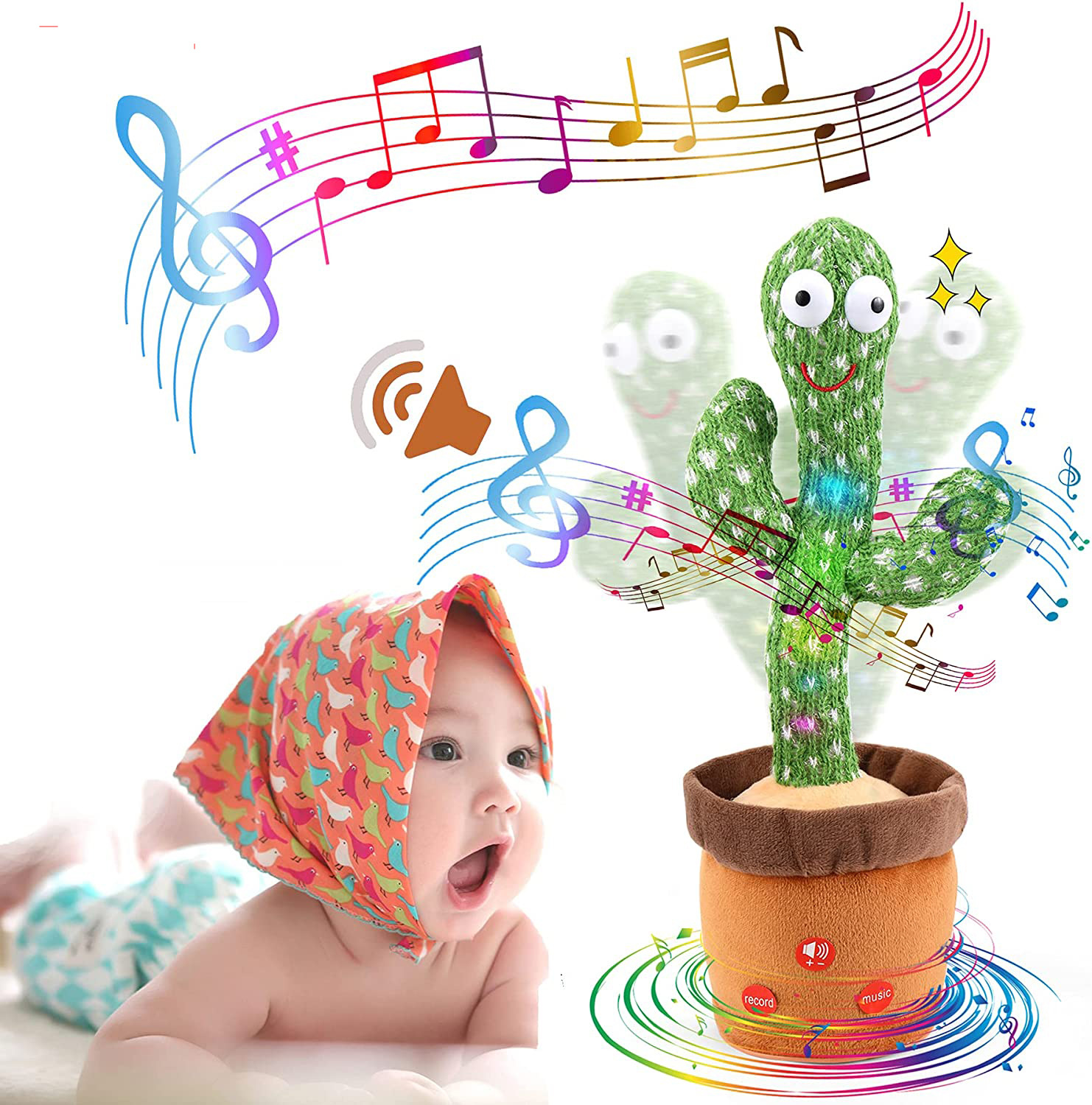 (🎄Christmas Hot Sale🔥🔥)The Funny Dancing Cactus Toy(BUY 2 FREE SHIPPING)