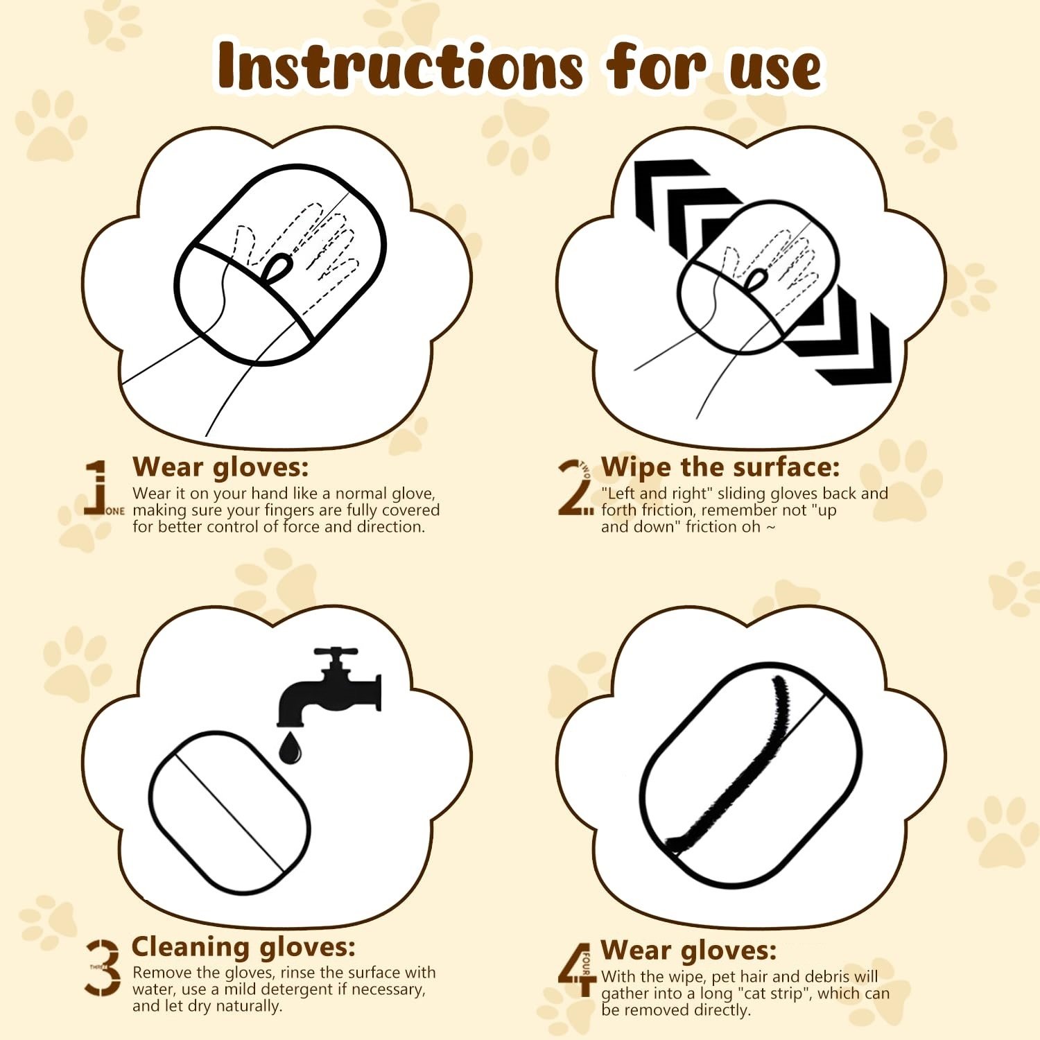 Pet Hair Removal Glove