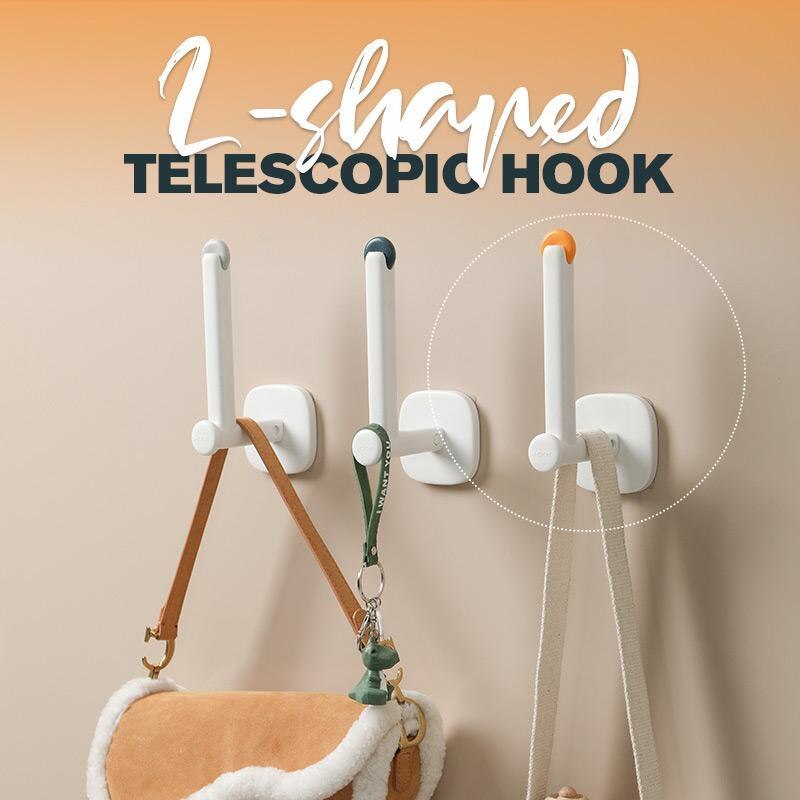 (Early Christmas Sale- 50% OFF) L-Shaped Telescopic Utility Hooks