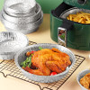 (🎄Christmas Hot Sale🔥🔥)Reusable Aluminum Foil Air Fryer Liners(50pcs/pack)(BUY MORE SAVE MORE)