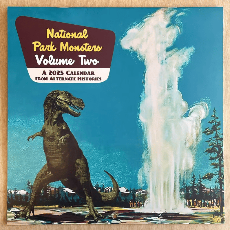 🔥LAST DAY SALE 50% OFF 🦖2025 National Park Monsters Calendar