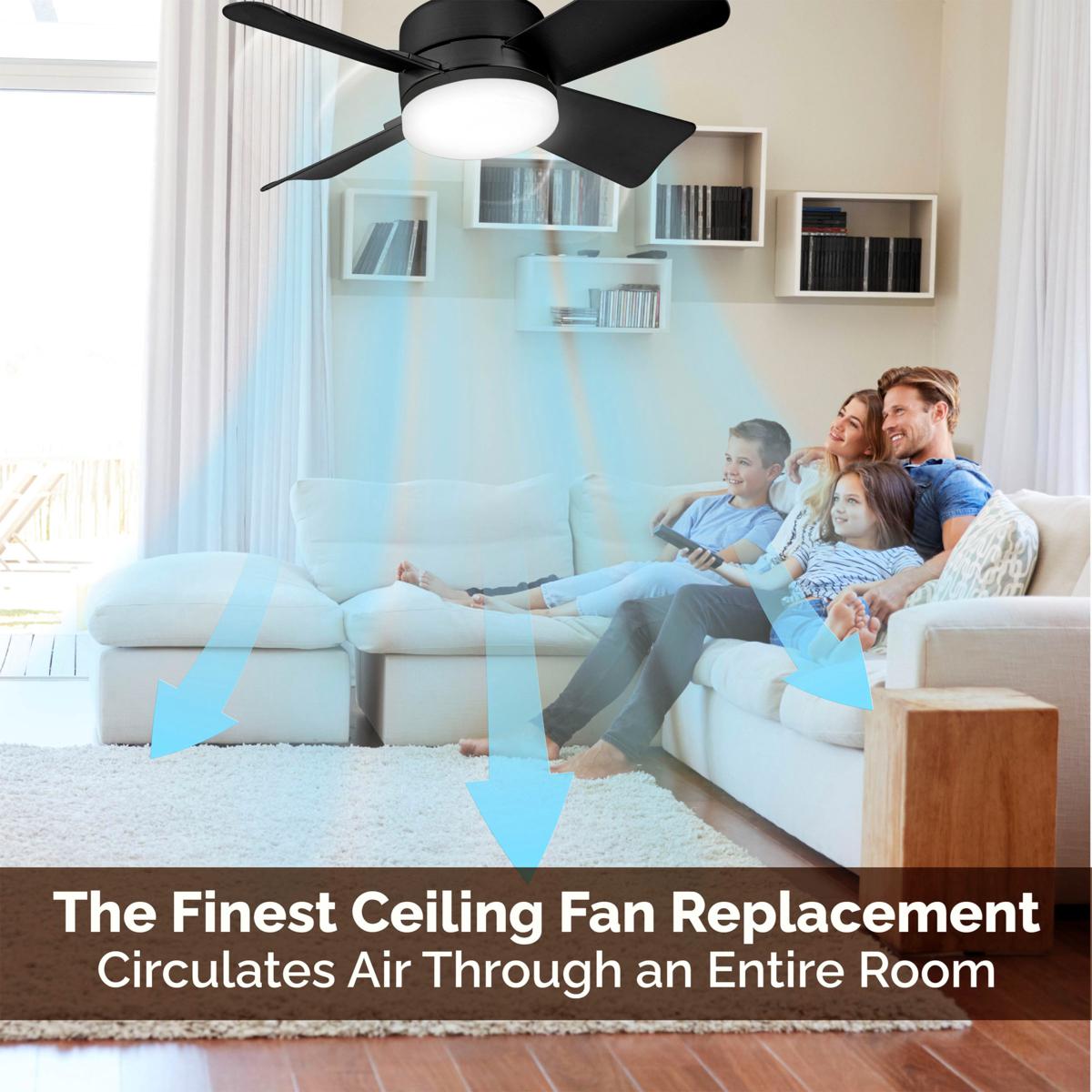 🔥SUMMER SALE - 49% OFF🔥 2-IN-1 PORTABLE CEILING FAN & LIGHT with Remote Control