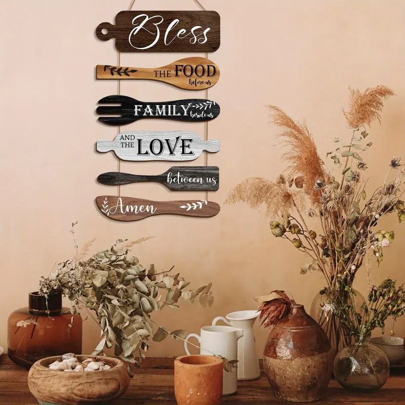 🎁TikTok Last Day Sale - 70% OFF🎉Wooden Kitchen Wall Decor