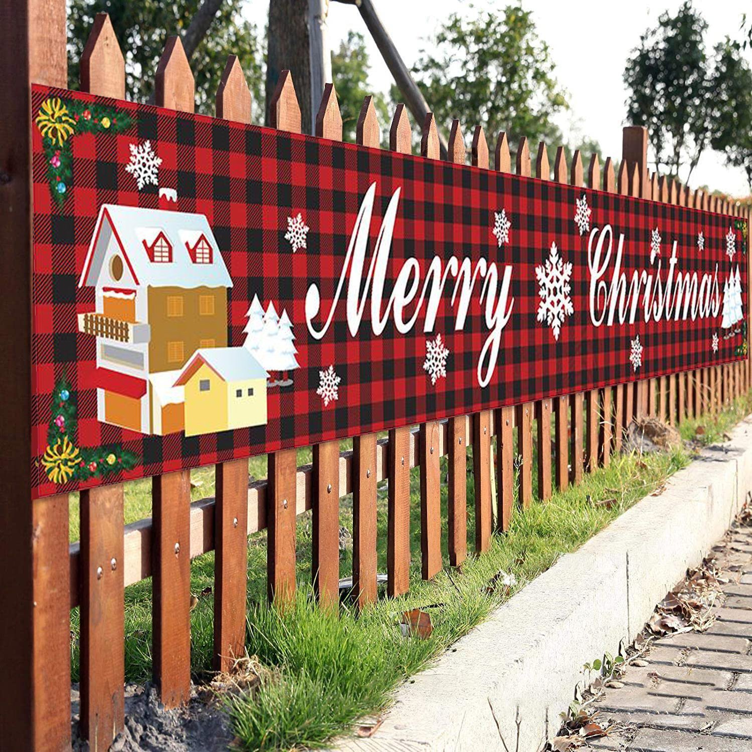 Christmas Outdoor Banner Flag Pulling 🎄Buy 2 Free Shipping