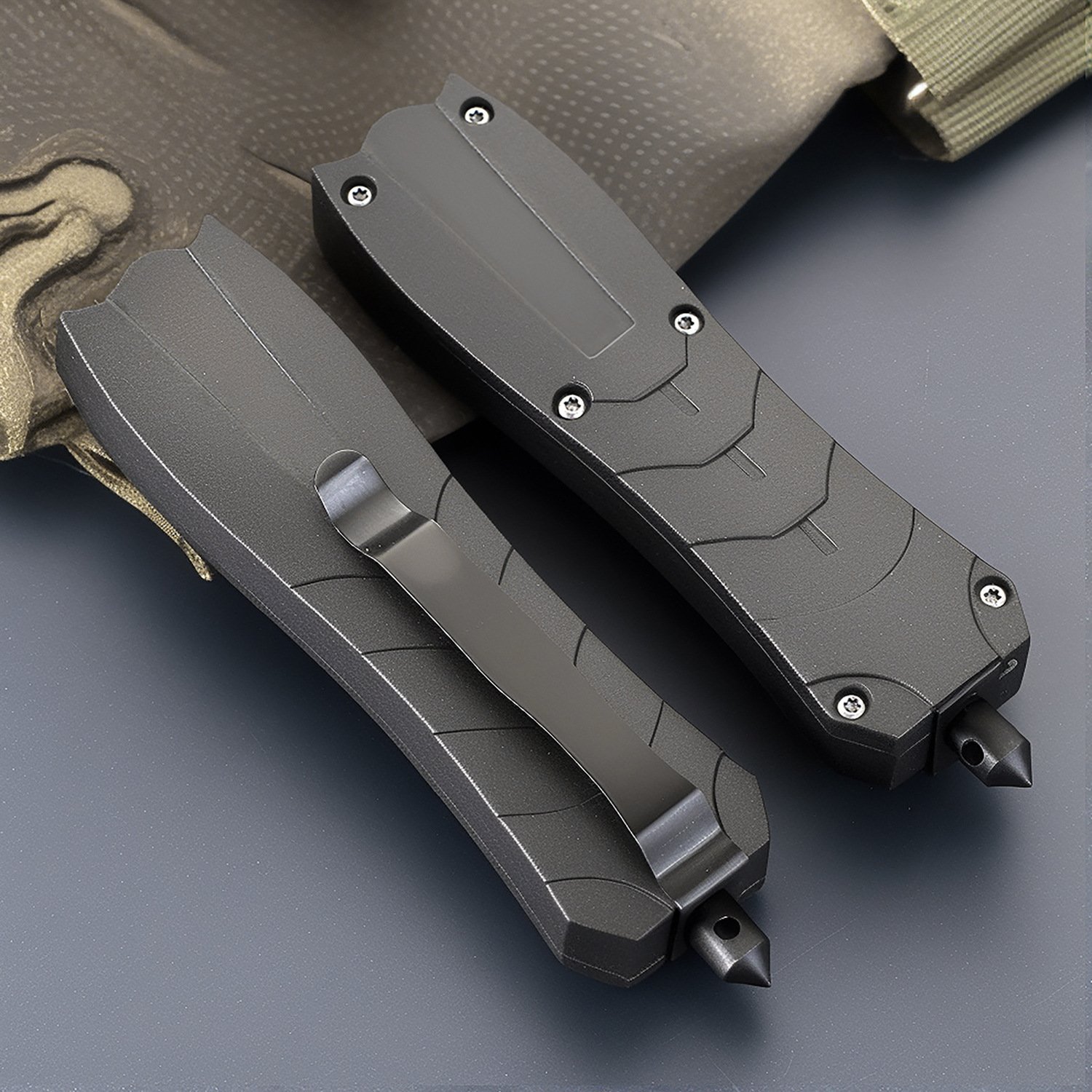 Infidel D/E Dagger OTF Automatic Knife -Buy 2 Free Shipping