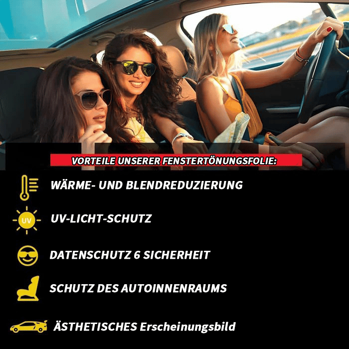 🔥Heißer Verkauf  49% Rabatt🔥Auto-Sonnenblende Wärmedämmung Sonnenschutz Fensterfolie