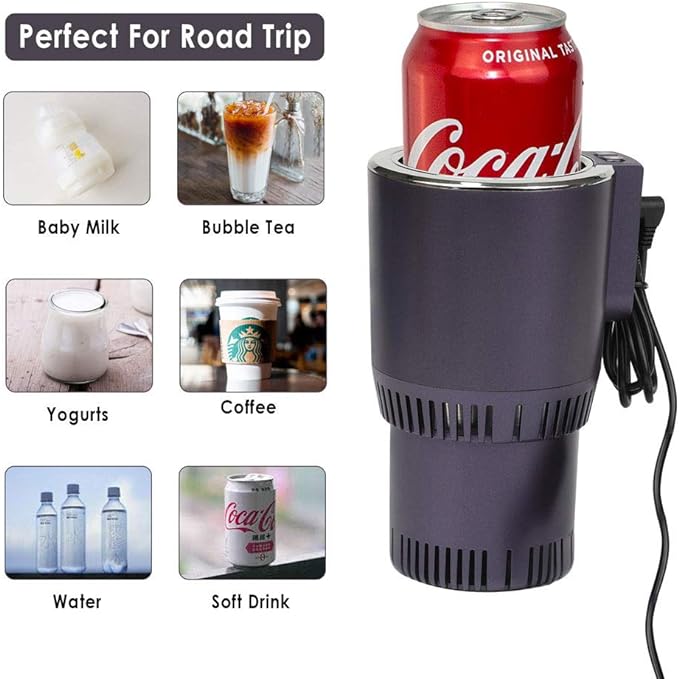 🔥Last Day Promotion - 60% OFF🎁🥤Premium 2-in-1 Smart Car Cup Warmer Cooler