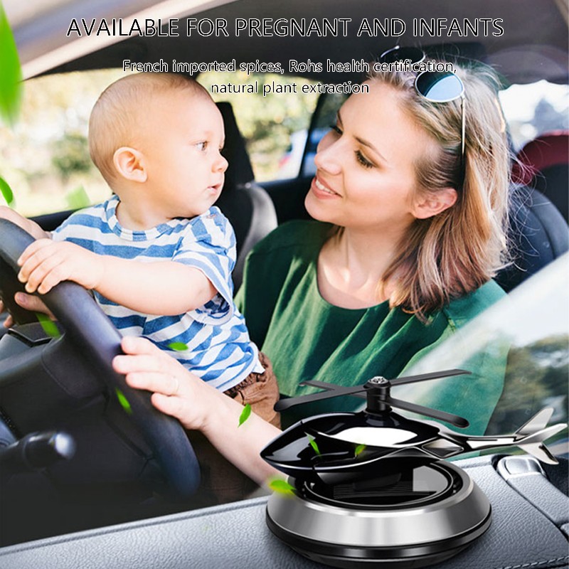 (🎄Christmas Pre Sale Now-49% Off) Solar Helicopter Car Aroma Diffuser(BUY 2 FREE SHIPPING)