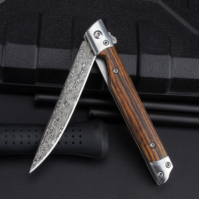 (🔥Last Day Promotion - 50%OFF) Damascus Outdoor Folding Knife - Buy 2 Free Shipping
