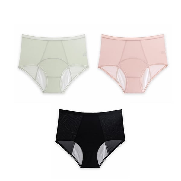 🔥Last Day Promotion -50% OFF🔥 - High Waist Leak Proof Ice Silk Panties Plus Size L-6XL - BUY 2 SETS GET 10% OFF & FREE SHIPPING