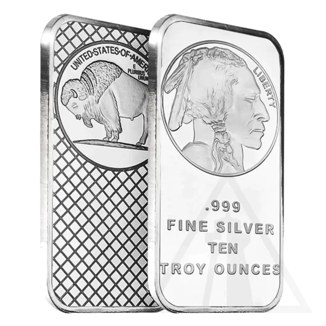 Last Day 70% OFF🔥Buffalo Silver Bar | Silvertowne Mint 999 Silver Bar