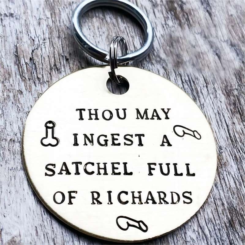 🔥2024 New Year Hot Sale🎁✨Funny Engraved Keychain (BUY 4 SAVE 10%)