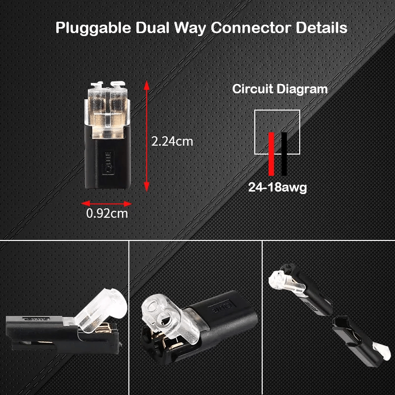 🔥Hot Promotion- 50% OFF - Double-wire Plug-in Connector With Locking Buckle