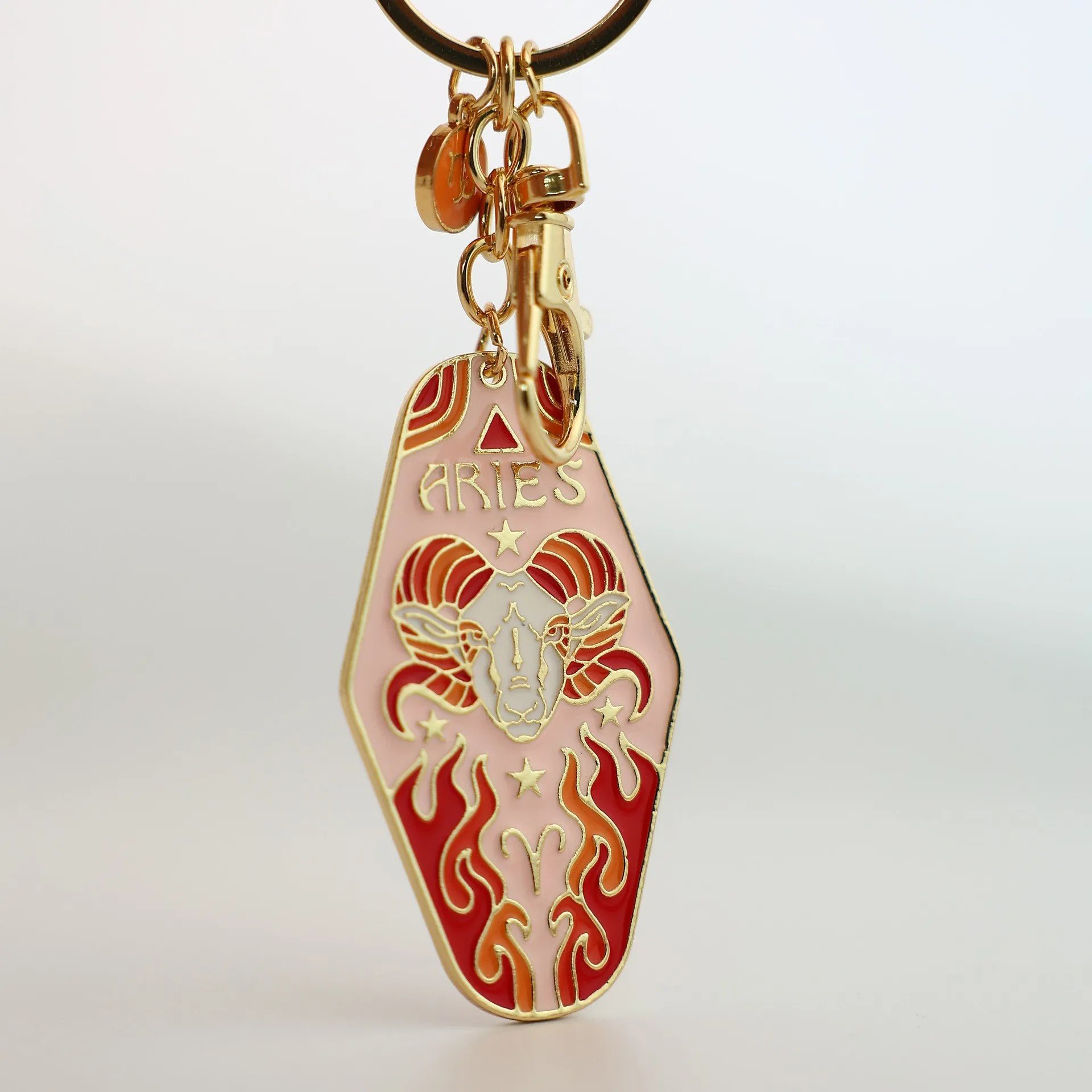 ⏰BUY 3 GET 1 FREE🔮Vintage Illustrated Zodiac Keychain