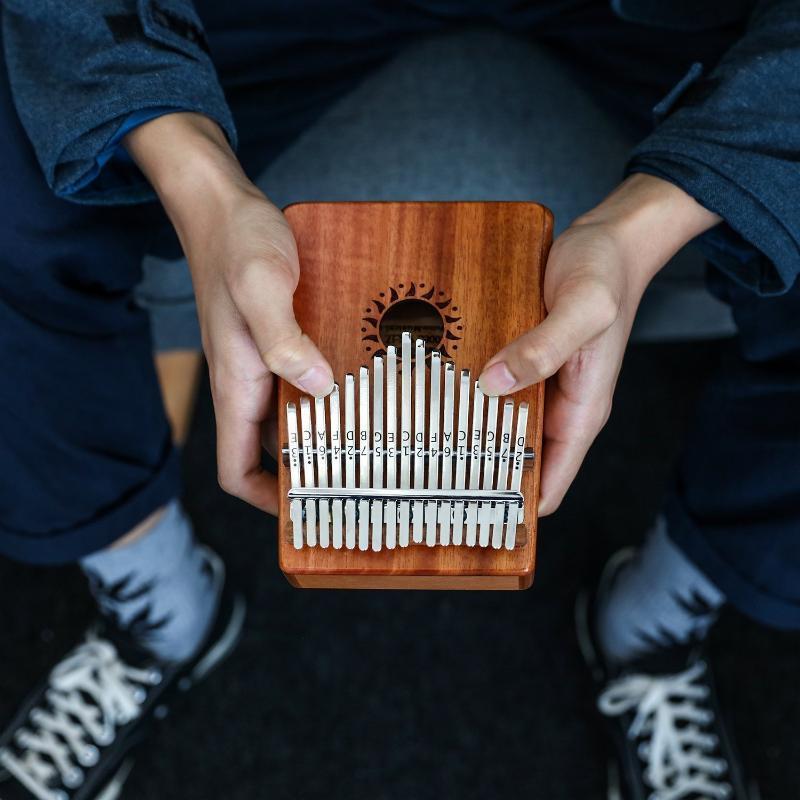 17 Keys Handcrafted Kalimba Instrument African Finger Thumb Piano