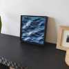 🌊 Handgefertigtes Blaues Wellen-Dekorationsgemälde 🎨