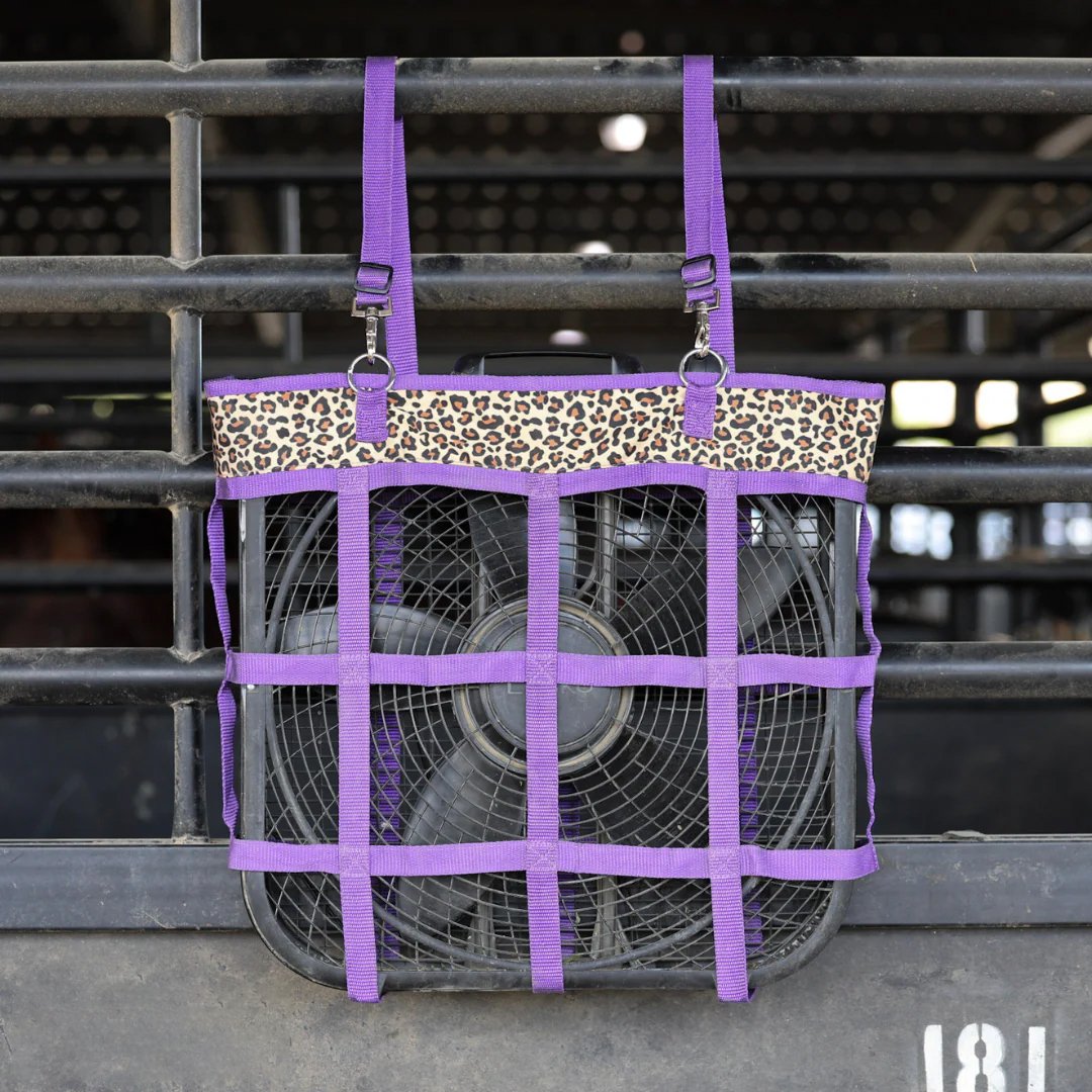 Heavy-Duty Stall Fan Holder with Adjustable Straps