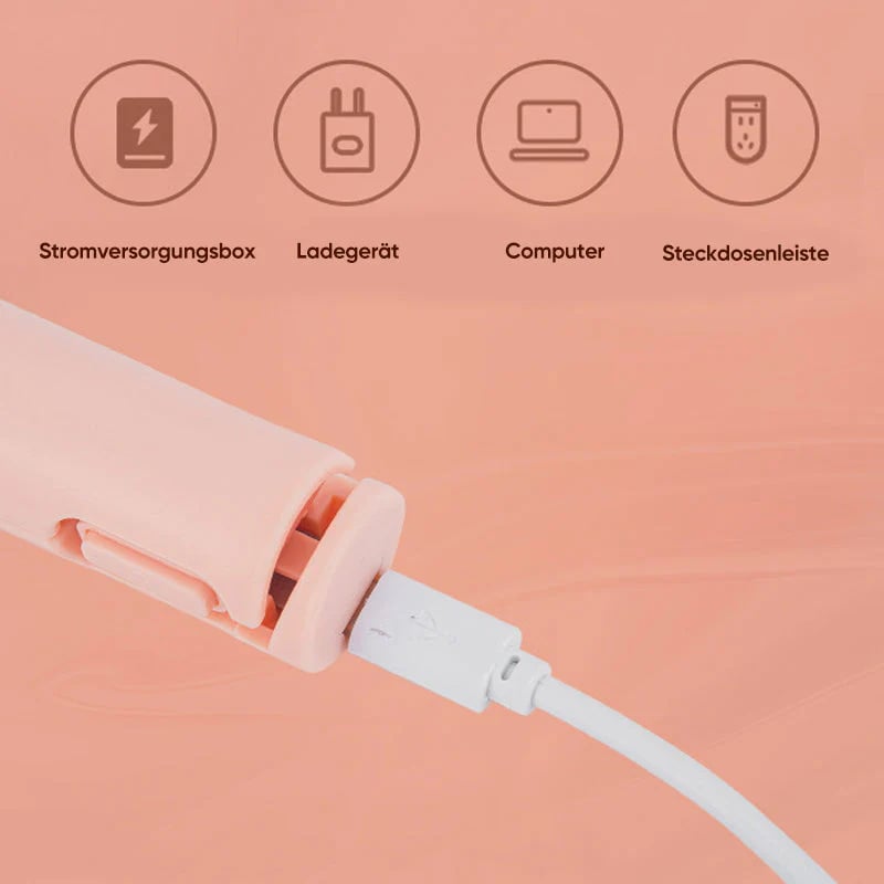 🔥Oaealn™ Mini-Lockenstab mit doppeltem Verwendungszweck