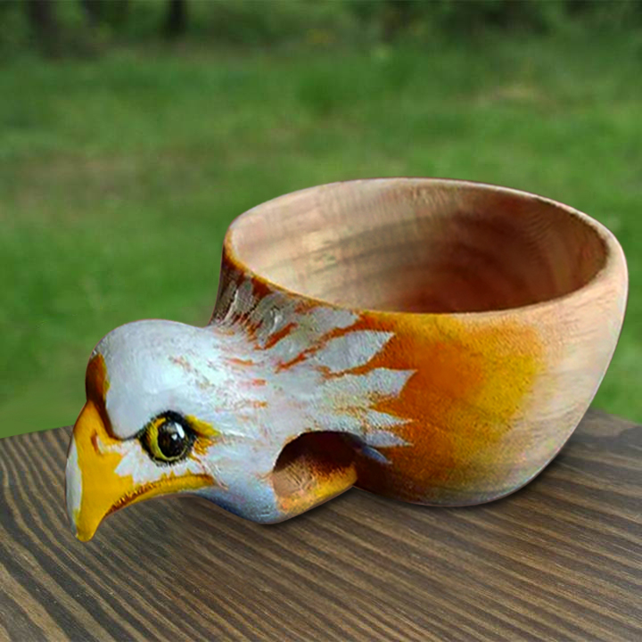 Animal Handmade Wooden Cup - Ready to Ship