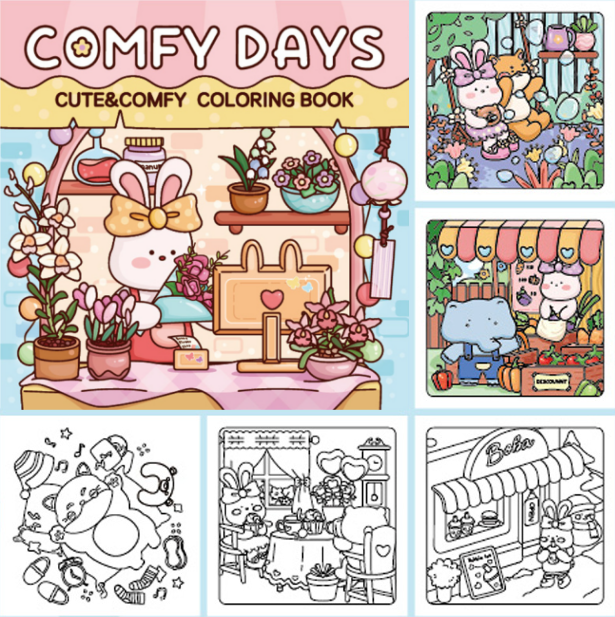 🎁Children's Day Sale 50% OFF💕 🎨Hand-Drawn Coloring Book 🎨