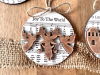 Music Sheet Nativity Ornament