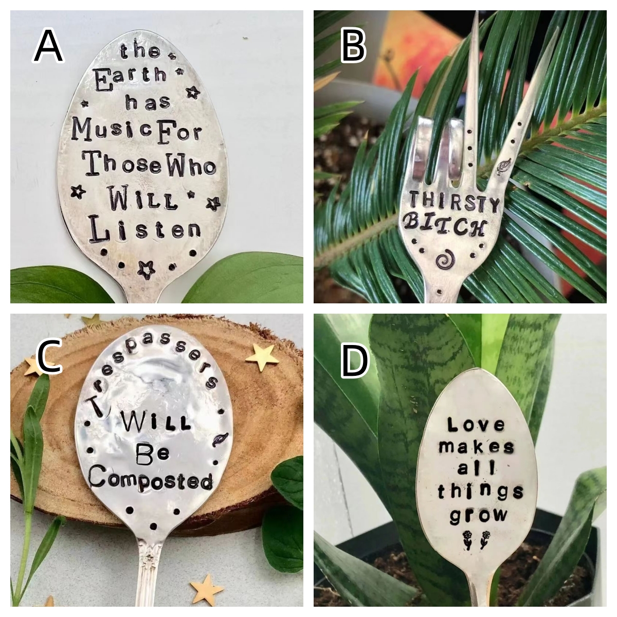 🔥BUY 5 GET 5 FREE🌼Handmade Garden Marker Friendship Gift