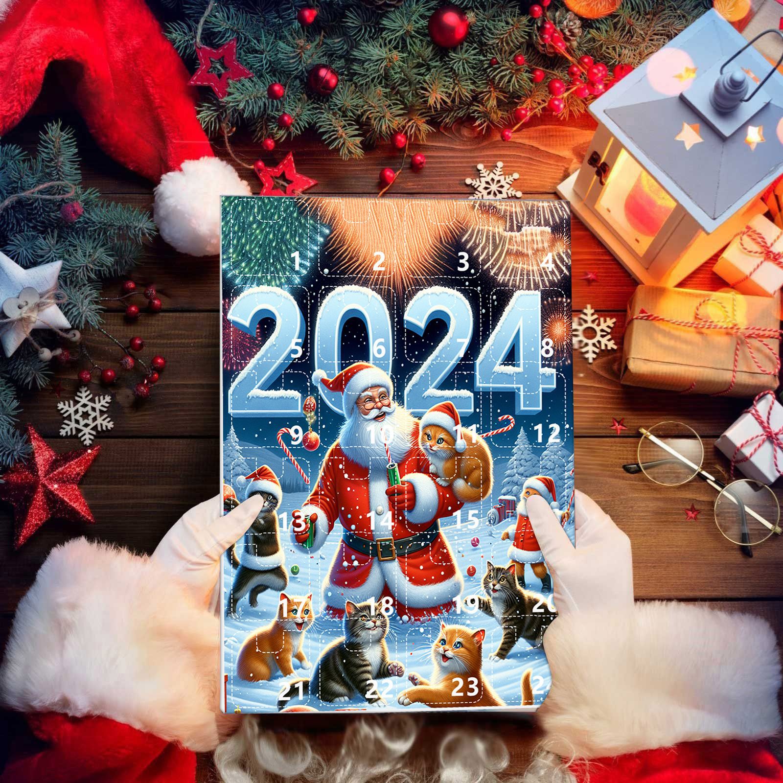 🎅2024 Cat Pendant Christmas Advent Calendar🎁