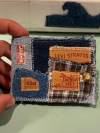 Patchwork Denim Wallet – Handmade