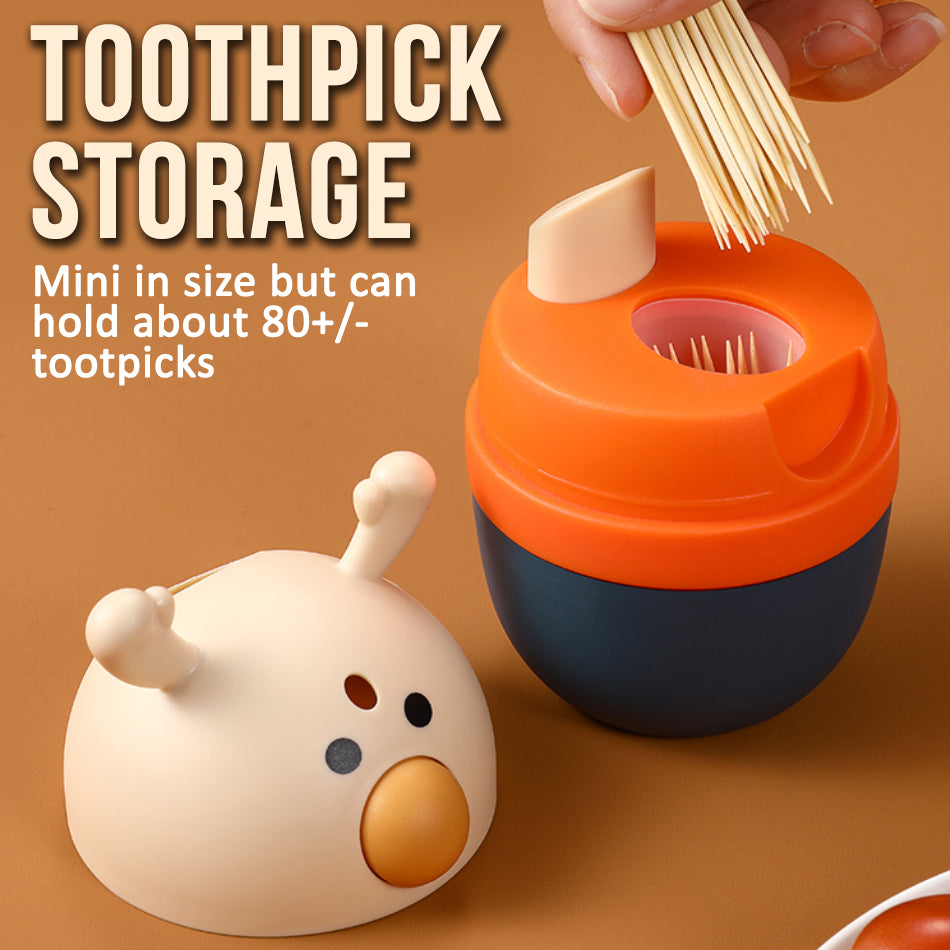 (🎄Christmas Promotion--48%OFF)Press-Type Toothpick Holder(Buy 2 get 1 Free)