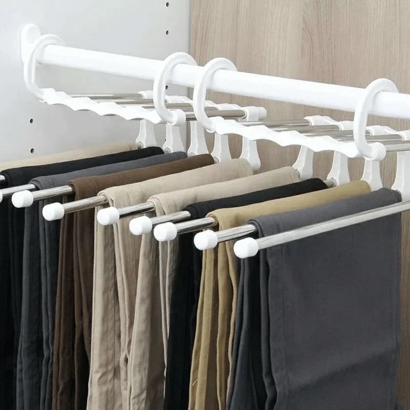 (🌲EARLY CHRISTMAS SALE - 50% OFF) 🎁Multifunctional Pants Rack(BUY 2 FREE SHIPPING TODAY!)