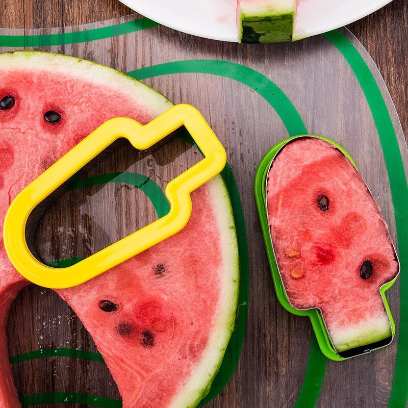 (🔥Last Day Promotion- SAVE 48% OFF)Watermelon Popsicle Cutter Mold--buy 3 get 2 free & free shipping（5pcs）