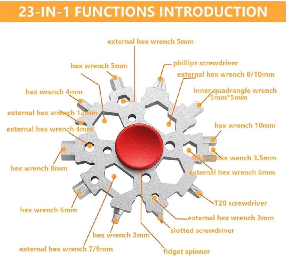 🔥HOT SALE 23-in-1 Snowflake Multi-tool