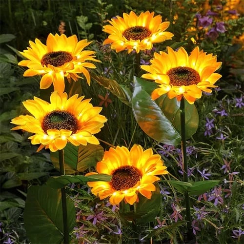 🔥LAST DAY SALE 49% OFF🌻Waterproof Solar Sunflower Light🔥