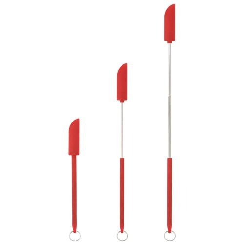 (🔥LAST DAY PROMOTION - SAVE 50% OFF) Mini Silicone Telescopic Spatula-Buy 4 Get Extra 20% OFF Only Today！！