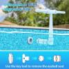 🎁Last Day Sale - 50% OFF🌊Solar Pool Fountain with Lights Dual Arc - Above/Inground Pool Fountain Lights with Remote Control