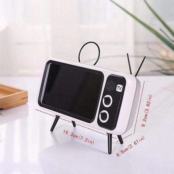 (Christmas Big Sale!- 50% OFF)Retro TV BlueTooth Speaker Mobile Phone Holder- Buy 2 Worldwide Free Shipping