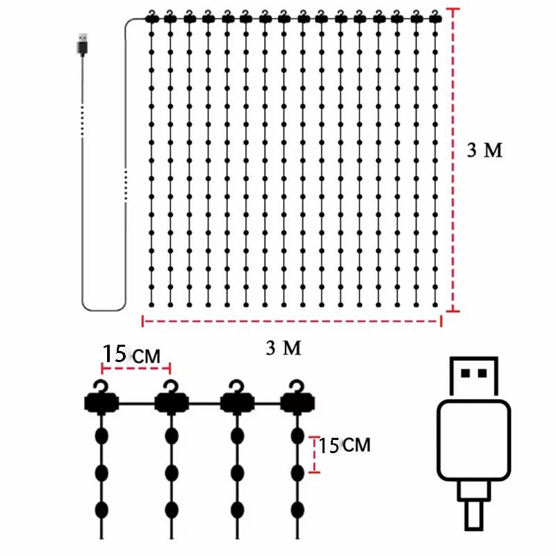 🔥CHRISTMAS SALE 70% OFF💖DIY Smart LED Curtain Sync Lights