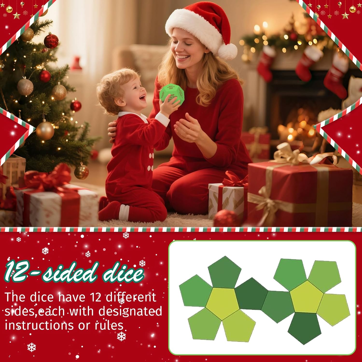 🎁Last Day Sale 50% OFF🔥Hilarious Christmas Gift Exchange Party GameDice