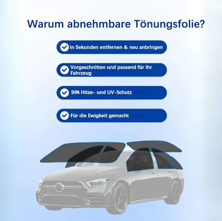 🔥Heißer Verkauf  49% Rabatt🔥Auto-Sonnenblende Wärmedämmung Sonnenschutz Fensterfolie
