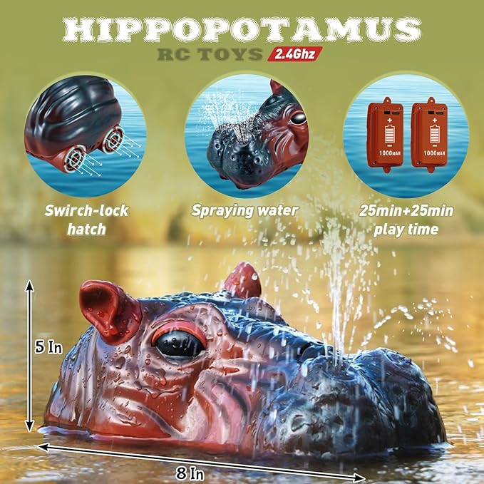 🌟2024 New Product-50% Off🦛Remote Control Hippo