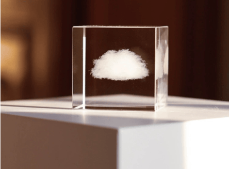 🔥Last Day Promotion - 70% OFF🎁3D Heart Glass Cloud Crystal Cube Ornament☁️